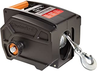 Master Lock Electric Winch, Portable 12-Volt DC Electric Winch, 2953AT
