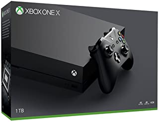 Microsoft Xbox One X 1TB Console with Wireless Controller: Xbox One X Enhanced, HDR, Native 4K, Ultra HD [Video Game]