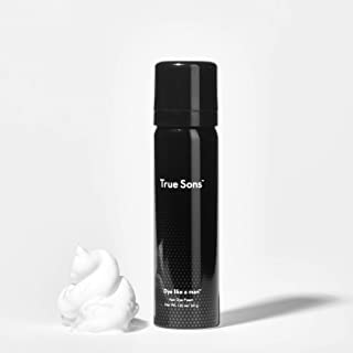 True Sons Foam Hair Dye for Men | Natural-Looking, Subtle Gray Coverage for Hair, Beard, Moustache, and Chest (Dark Brown)