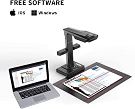 CZUR ET16-P Professional Document Camera Scanner with 2nd Gen Laser Curve-Flattening Tech, Perfect for Bound Documents & Books, Smart OCR for Mac and Windows