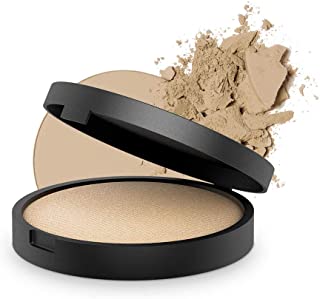 INIKA Baked Mineral Foundation Powder All Natural Make-up Base, Vegan, Hypoallergenic, Dermatologist Tested, Halal, 8g (Nurture)