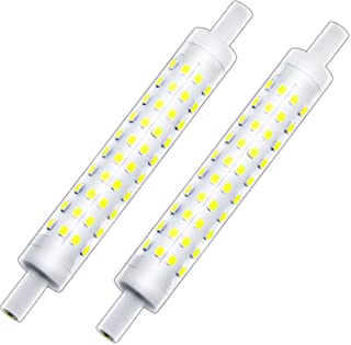 J Type 118mm Double Ended T3 R7S Halogen Bulb Replacement, Klarlight J118 LED Dimmable R7S Base Light Bulb 10 Watt Warm White Tube Light Bulbs, 75-100W Halogen Equivalent r7s Flood Lights