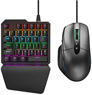 Delta essentials Keyboard and Mouse Set Built in Adapter for PS4/PS3/Xbox One/Nintendo Switch Support FPS Games