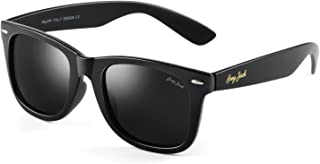 GREY JACK Classic Polarized Horn Rimmed Sunglasses for Men Women
