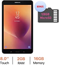Samsung Galaxy Tab A 8.0’’ Touchscreen (1280 x 800) Wi-Fi Tablet, Quad-Core 1.4GHz Processor, 2GB RAM, 16GB Memory, Dual Cameras, Bluetooth 4.2, 128GB MicroSD Card, Android 7.1 OS, Silver