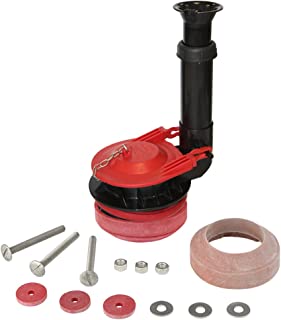 Korky 5030BP Universal Toilet Flush Valve, Flapper and Tank to Bowl Gasket Kit - Includes Most Universal Large 3-inch Flapper - Easy to install - Made in USA