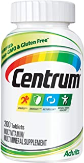 Centrum Adult (200 Count) Multivitamin / Multimineral Supplement Tablet, Vitamin D3