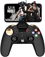 PowerLead Mobile Game Controller PG-9118 Wireless Gamepad Compatible with iOS Android Mobile Phone PC Android TV Box (Black)
