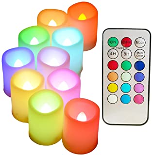 Best teal colored flameless candles Reviews