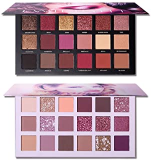 UCANBE Twilight Dust + Aromas The New Nude Eyeshadow Palette Makeup Set, Matte Shimmer Glitter Pressed Pearl All Highly Pigmented Blending Powder, Natural Velvet Texture Eye Shaow Kit