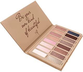 Best Pro Eyeshadow Palette Makeup - Matte Shimmer 16 Colors - Highly Pigmented - Professional Nudes Warm Natural Bronze Neutral Smoky Cosmetic Eye Shadows