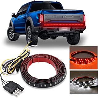 Carrep Universal Truck Tailgate Strip Light Bar Side Bed Light Strips 5 Function Waterproof Turn Signal, Parking, Reverse,Brake Lights (49 inches)