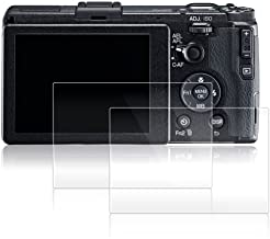AFUNTA Screen Protectors Compatible GR II, 2 Pack Anti-Scratch Tempered Glass Protective Films for DSLR Digital Camera