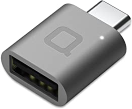 nonda USB Type C to USB 3.0 Adapter, Thunderbolt 3 to USB Adapter for MacBook Pro 2019/2018, MacBook Air 2018, Pixel 3, Dell XPS, and More Type-C Devices, Aluminum with Indicator LED(Space Gray)