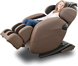 Zero Gravity Full-Body Kahuna Massage Chair Recliner LM6800 with Yoga & Heating Therapy (Brown)
