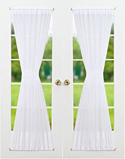 Best curtain size for french doors Reviews
