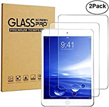 iPad Mini 4 Screen Protector, [2-Pack] Sincase Clear Premium iPad Mini 4 Tempered Glass Screen Protector [Bubble Free] 2.5D Curved Shatterproof Glass Cover Screen Film for iPad Mini 4