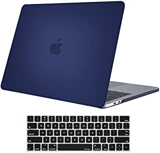 ProCase MacBook Pro 13 Case 2019 2018 2017 2016 Release A2159 A1989 A1706 A1708, Hard Case Shell Cover and Keyboard Skin Cover for Apple MacBook Pro 13 Inch with/Without Touch Bar & Touch ID -Darkblue