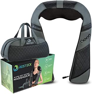 Massagers for Neck and Back with Heat - Deep Tissue 3D Kneading Pillow, Electric Shiatsu Back Neck and Shoulder Massage, Shoulders, Foot, Legs,Body - Relieve Muscle Pain - Office, Home & Car