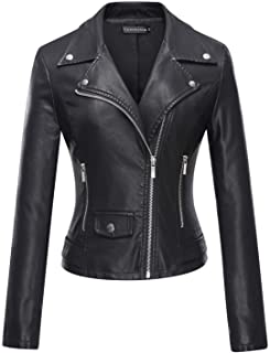 Best womens leather motorcycle jackets plus size Reviews