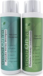 Thickening Biotin Shampoo and Conditioner for Hair Growth - Volumizing Shampoo and Conditioner with Manuka Honey - Natural and Organic Hair Loss Treatment - Safe for Color Treated Hair (16 oz)