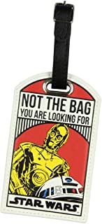 Star Wars Not The Bag You Are Looking For Droids C-3PO/R2-D2 Luggage Travel Tag