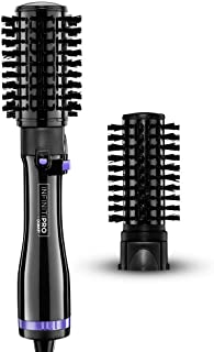INFINITIPRO BY CONAIR Hot Air Spin Brush, 2 Inch and 1 1/2 Inch, Black