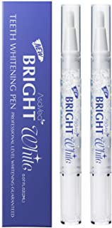 AsaVea Teeth Whitening Pen (2 Pack), 20 Times Uses, Effective, Painless, No Sensitivity, Travel Friendly, Easy To Use, Beautiful White Smile, Natural Mint Flavor