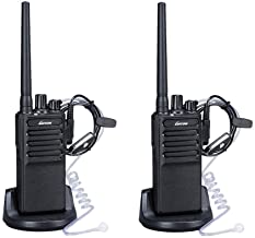 Walkie Talkies Voice Scrambler with Earpiece for Adults Outdoor CS Hiking Hunting Travelling Long Distance 2 Way Radios By Luiton (2 Packs)