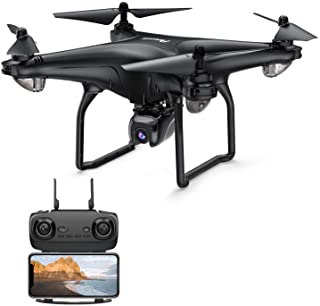 Potensic D58 FPV Drone with Camera for Adult, 1080P 5G WiFi FPV Live Transmission,RC Quadcotper Helicopter for Kids Expert, Auto Return, 120 Angle Adjustable 90° Lens, 18mins Flight Time, Follow Me