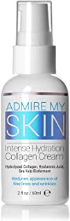 Admire My Skin Collagen Beauty Cream - Hyaluronic Acid Moisturizer - Powerful Hyaluronic Acid Cream Face Lotion Won't Clog Pores & Will Provide You With That Healthy Youthful Glow (2 fl. oz)