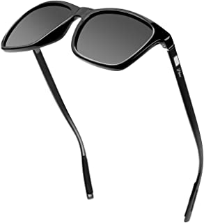 Square Aluminum Magnesium Frame Polarized Sunglasses Spring Temple Sun Glasses