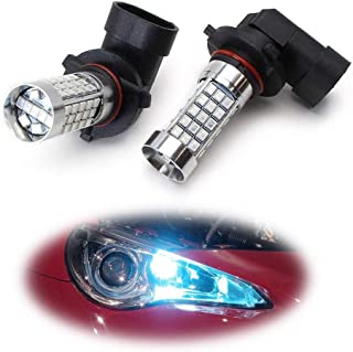 iJDMTOY (2) 10000K Ice Blue 69-SMD 9005 9145 H10 LED Bulbs For High Beam Daytime Running Lights or Fog Light Replacements
