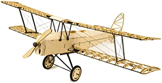 Viloga 3D Puzzles for Adults DIY Tiger Moth Bi-Plane Wooden Models, Laser Cut Balsa Wood Airplane Kits to Build, Perfect Woodcraft Construction Set Aircraft Model Kit for Home Decor Collection