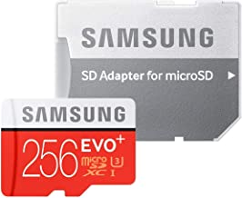 Samsung EVO+ 256GB UHS-I microSDXC U3 Memory Card with Adapter (MB-MC256DA/AM)