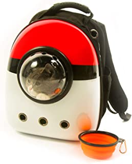 Xpect Cat Carrier Bubble Backpack Pet Travel Bag Small Dog Space Capsule Knapsack Waterproof Breathable
