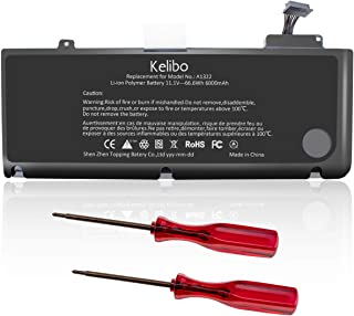 Kelibo New A1322 Replacement Laptop Battery Compatible with MacBook Pro 13 inch A1278 Battery (2012 2011 2010 2009 Version) MB990LL/A MB991ll/A MC374ll/A MC375LL/A MC700ll/A MD101LL/A MD102LL/A