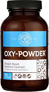 Global Healing Center Oxy-Powder Oxygen Based Safe and Natural Colon Cleanser and Relief from Occasional Constipation (120 Capsules)