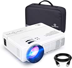 VANKYO LEISURE 3 Mini Projector, 1080P and 170'' Display Supported, 2400 Lux Portable Movie Projector with 40,000 Hrs LED Lamp Life, Compatible with TV Stick, PS4, HDMI, VGA, TF, AV and USB