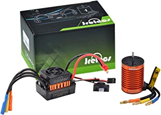 Jrelecs Upgrade Waterproof F540 3930KV Brushless Motor with 45A ESC Combo Set for 1/10 RC Car Truck