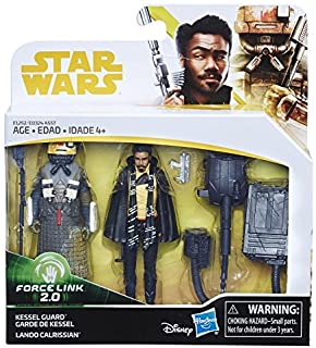 Han Solo/Suta Basic 2 Pack - A Star Wars Story 2018 Force Link 2.0, 3.75” Basic Figure, Lando Calrissian & Kessel Guard
