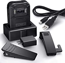 Police Body Camera for Law Enforcement: Wearable 1440p High-Definition Video + Audio Body Camera with Night Vision, GPS, Waterproof for Security Guards, Police Officers, and Personal Use