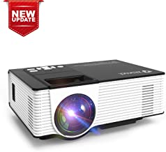 Zeacool Video Projector, Newest Upgrade 2200 Lumens LED Portable Home Theater Projector with 1080P Support, Compatible with Fire TV Stick, PS4, Smart Phone, PC & More for Movies, TV and Gaming