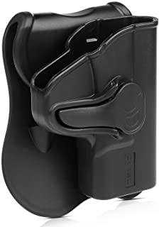 S&W M&P Shield 9mm/.40 Holsters, OWB Holster for Smith & Wesson MP Shield 9MM/.40, Shield M2.0 9MM/.40 3.1 Inch Barrel Pistol W/O Laser, Tactical Outside The Waistband Paddle Holsters -Right Handed