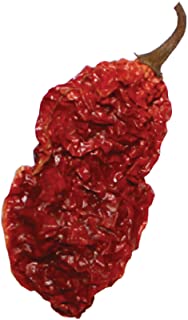 6 Whole Ghost Pepper Dried Intact Seed Pods +1 Free! Super Hot Wicked Tickle