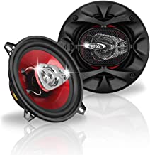 BOSS Audio CH5530 Car Speakers - 225 Watts of Power Per Pair and 112.5 Watts Each, 5.25 Inch, Full Range, 3 Way, Sold in Pairs, Easy Mounting
