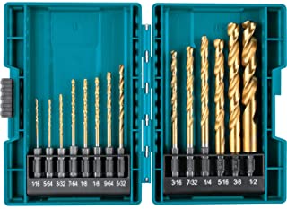 Makita B-65399 Impact Gold 14 Pc. Titanium Drill Bit Set, 1/4 In. Hex Shank