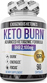 Keto Pills - 3X Dose (2100mg | 90 Capsules) Advanced Keto Burn Diet Pills - Best Exogenous Ketones BHB Supplement - Max Strength Formula