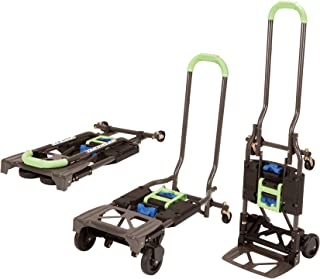 Cosco Shifter 300-Pound Capacity Multi-Position Heavy Duty Folding Hand Truck and Dolly, Green