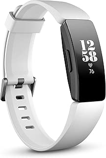Fitbit Inspire HR Heart Rate & Fitness Tracker, One Size (S & L bands included), 1 Count